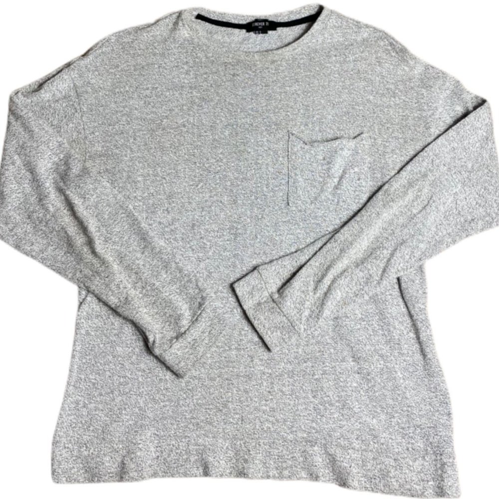 Forever 21 Speckled Grey Long Sleeve